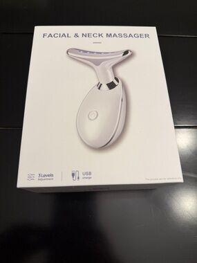 Facial & Neck Massager - White